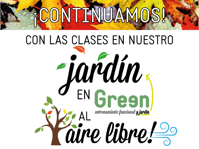 Continuamos con las clases en el jardín