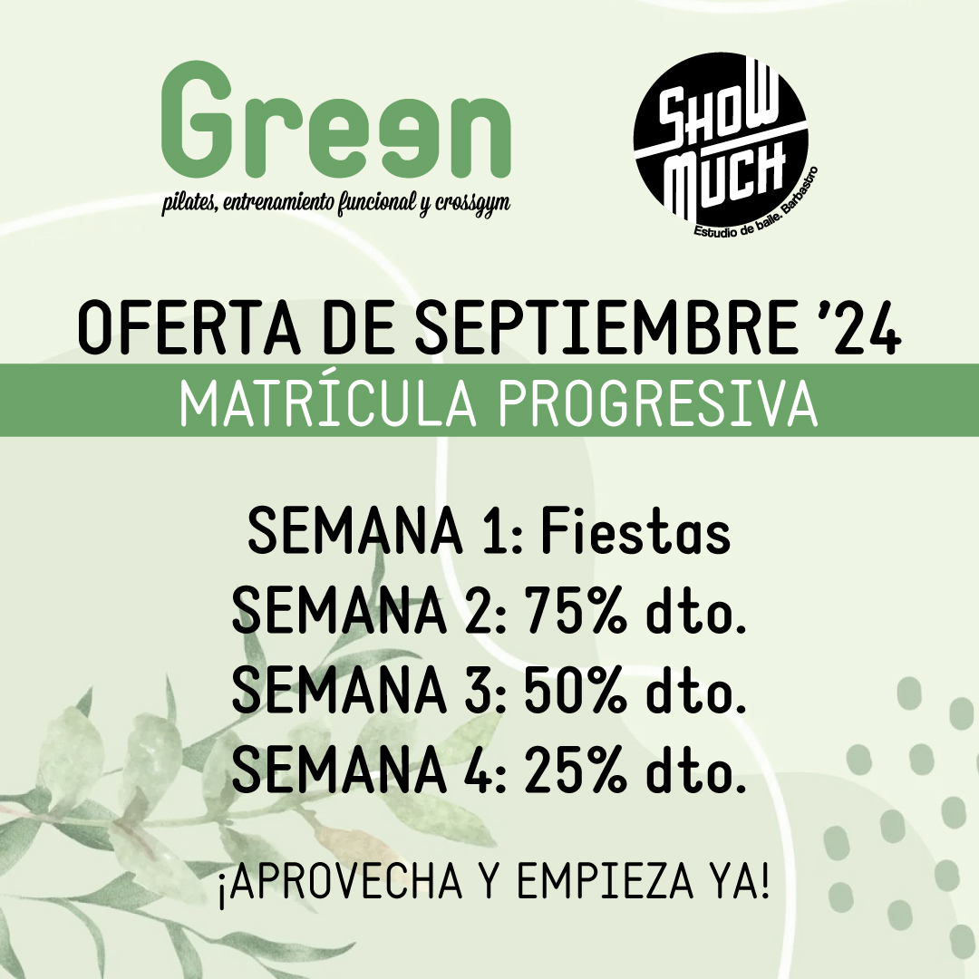 Oferta de Septiembre 2024